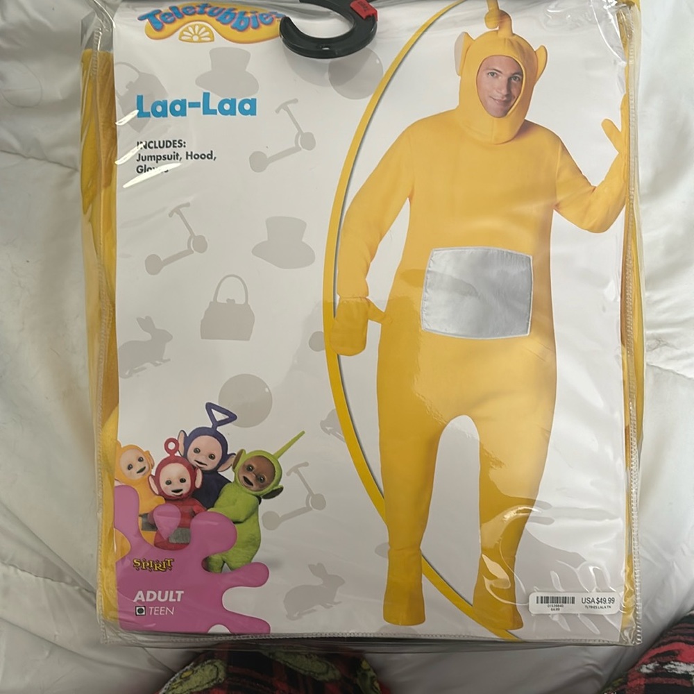 Lala yellow teletubbies costume!